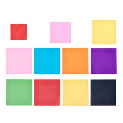 1 Set Colorful Tissue Paper Flowers Paper for Wedding Birthday Party Mixed Color