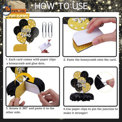 9Pcs 60Th Birthday Party Decorations – 60Th Birthday Decor Men Women Black