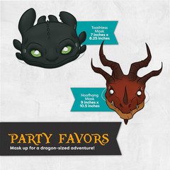 How to Train Your Dragon Party Supplies & Decorations | Banner, Tablecloth, Char