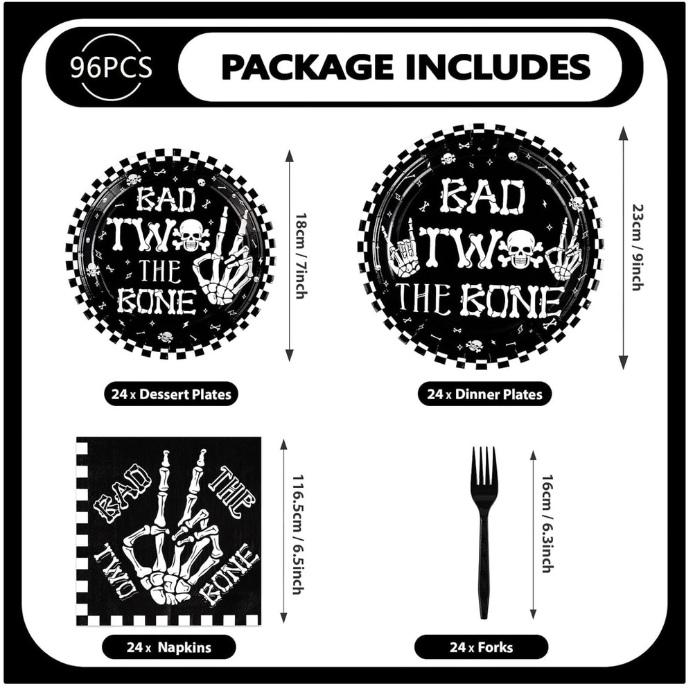 Boy’s Rock And Roll Theme Party Supplies, 2nd Bday