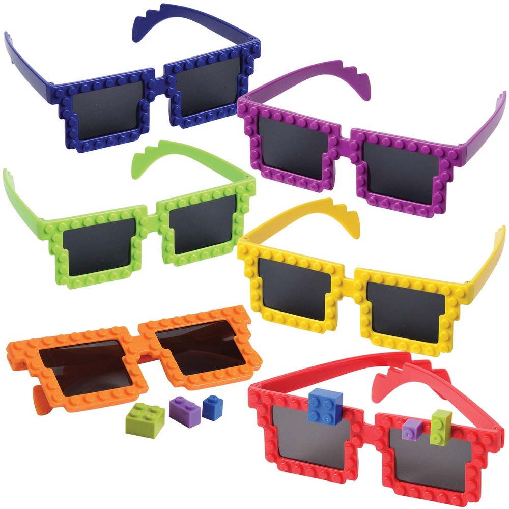 Bedwina Building Blocks Glasses – Pack of 6 – Block Mania Building Block Glas