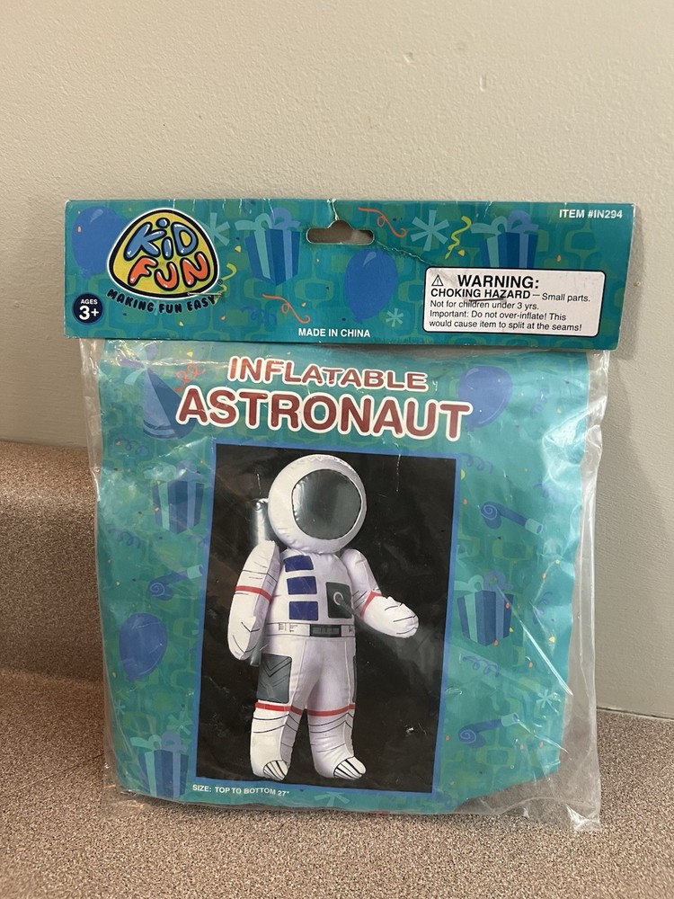 Kid Fun Inflatable Astronaut 27″ Tall Party Role Play Decor Prop Outer Space