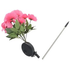 Bright Solar Rose Lights for Garden 7 Head Bundle Ground Inserted Decoration