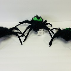 Spider Halloween Table Top Decor Plush Spooky Scary Fun Bendable Limbs 3 Pack