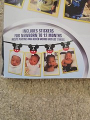 NEW Disney Junior 12’ Mickey Mouse Photo Garland Holds 13 Photos
