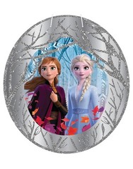 Disney’s Frozen II Glitter Wall Frame & Cutouts Decorating Kit – 7 Piece Set .