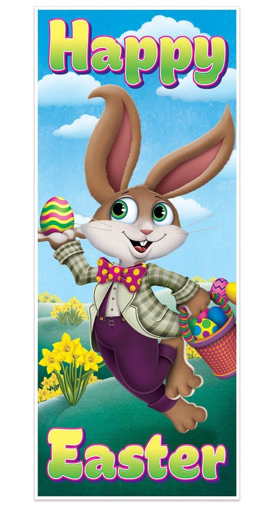 «Happy Easter» DOOR COVER by Beistle Company 40774
