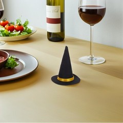 30 Pcs Mini Felt Witch Hat Hallowween Decoration Party Bottle Topper Toppers
