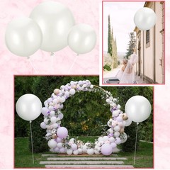 18 Pack 18/24 / 36 Inch Balloons Large Latex Giant Round Big Macaron Balloons…