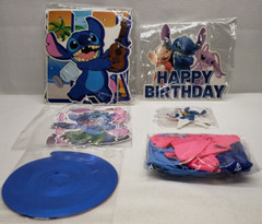 Lilo And Stitch Party Decor Supplies Banner Balloons Toppers & Hanging Swirls