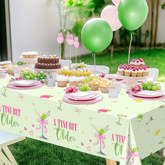 3 Pcs a Tini Bit Older Party Decorations Disposable Tiny Bit Older Tablecloth Ma