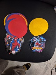 MARVEL Spiderman Swirl Decorations – (2 Pack) Crime Fighters 12 Piece Set