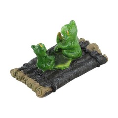 Floating Resin Frog Statue for Garden Pond Patio and Indoor Decoration