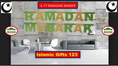 Ramadan Lights Ramadan Deco Balloons (12 Pcs) BLUE Lights Islamic gifts Eid Gift