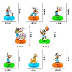 Goofy Honeycomb Centerpieces 3D Table Decorations Party Supplies