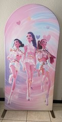 Kpop Demon Hunters Arch Backdrop Cover 6.6ft