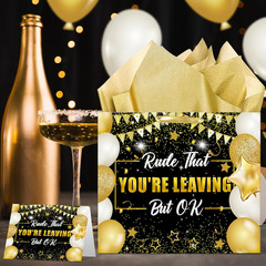 Farewell Going Away Party Decorations,Rude That You’Re Leaving but Ok&We Will Mi