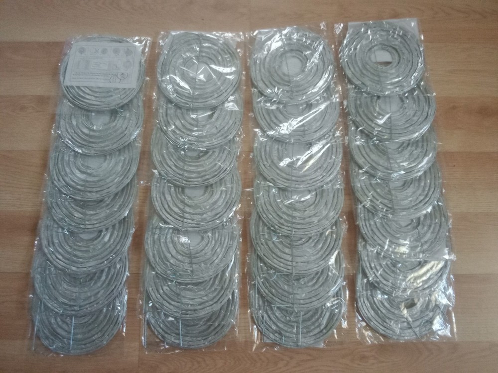 28 Pcs. Silver Chinese Paper Lanterns 6″ Round