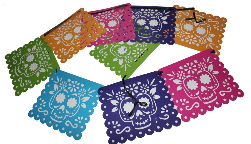 6ft. DOD Day of the Dead, Dia de los Muertos, Groom Banner, Garland Decoration