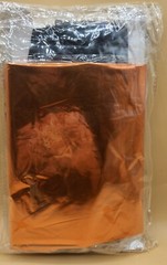 HALLOWEEN LOT: 10 Balloons & 3 Colored Fringe Curtains Black Silver Gold Orange