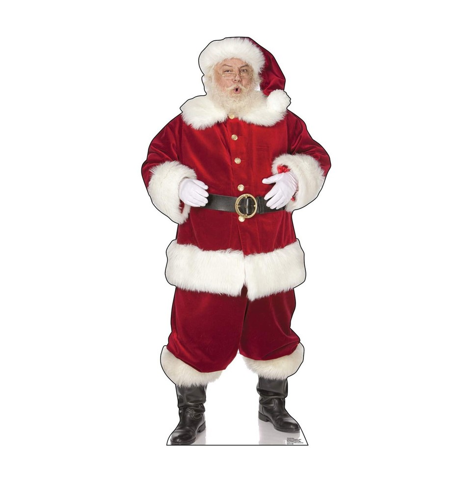 Cardboard People Ho! Ho! Santa Life Size Cardboard Cutout Standup One Size