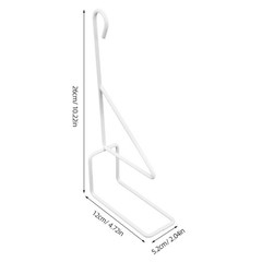4Pcs Weather Resistant White Iron Hanging Brackets for Outdoor Lanterns