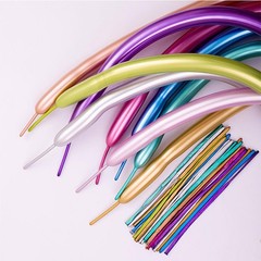 Premium Metallic Long Balloons 260 Twisting Animal for Birthday Kids Party
