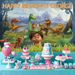 Good Dinosaur Personalised Custom Banner Backdrop Party Supplies Birthday Gift