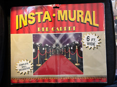 Oriental Trading 6ft. Mural Red Carpet Wall Hanging Decoration