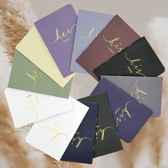Wedding Vow Books His And Hers Officiant Book For Wedding Ceremony Gold Foil …