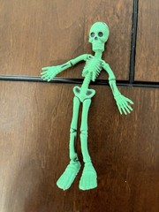 Spookadelic GREEN Skeleton Bendable 5″