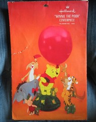Winnie the Pooh Centerpiece Party Table Decoration Vintage Hallmark Missing Pooh