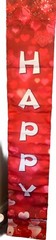 71 x 12 Inches Valentine’s Day Lighted Banner for Doorway, Porch, Yard