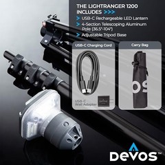 Outdoor – High-Performance LED Tripod Lantern with Adjustable LightRanger 1200
