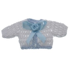 12pcs Handmade Mini Cotton Crochet Sweater For Baby Shower Baptism Party Deco