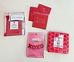 Valentine decor 42+ piece gel cling party bag balloon card kit napkin lot