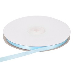 1/4 Inches x 50 Yards Satin Ribbon Roll Gift Wrapping Ribbon, Light Blue