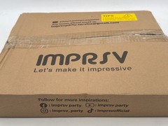Imprsv 4ft Light Up Marquee Letter L With Foam Board & Bulb String For Events