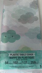 Sunshine baby shower plastic tablecover