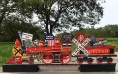 Train/Railroad Party Decoration | Table Topper | Laser cut w/stands | 24 Inch