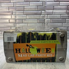 Halloween Mad Lab Party Kit Instant Party In A Box Open Box