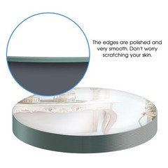 12″ Round Mirror Plates, Glass Flat Mirrors, Circle Mirror Candle Plates for …