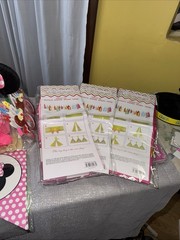 DISNEY MINNIE Character Decorations Set /Banner /Balloon/Headband NEW/a lot!!!!
