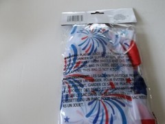 Patriotic Wind Sock FIREWORKS themed Hanging Decor Decorations 40″ July 4th