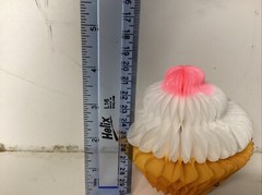 Cup Cake Honeycomb Paper Decorations X10