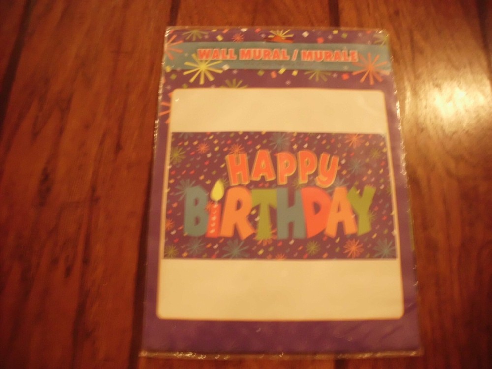 HAPPY BIRTHDAY Wall Mural, New