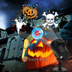 Christmas Snowflake Projector LED Moving Halloween Laser Light Outdoor Landscape