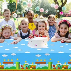 Durable 3 Pack Video Games Tablecloths – 86.6 x 51.2 Inches for Celebrations