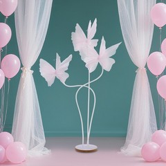 3PCS Artificial Butterfly Decorations Lifelike Butterflies Fake Butterfly Decor