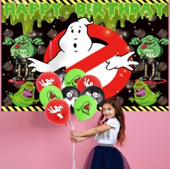 Ghostbusters Birthday Decor Party Supplies Plates Balloonw Cake Toppers Banner
